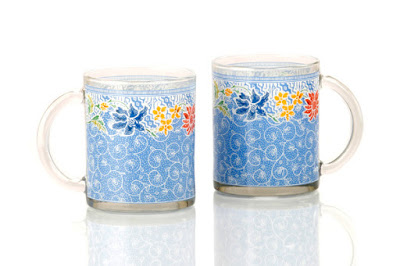 Glass Mug Pesisir Biru