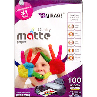 Mirage Quality Matt Paper