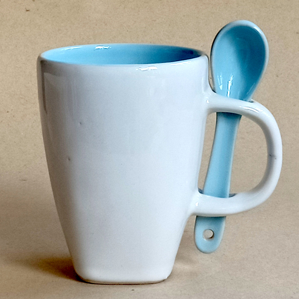 Mug Sendok D1387 turquoise