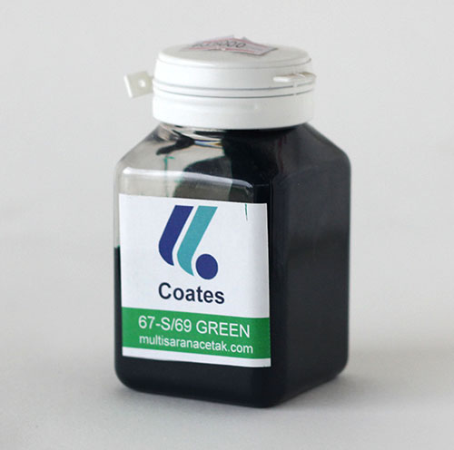 CAT GELAS COATES GREEN 