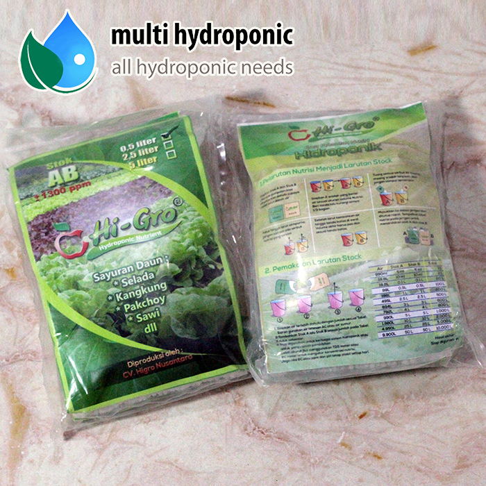 Nutrisi ABmix hidroponik hygrow