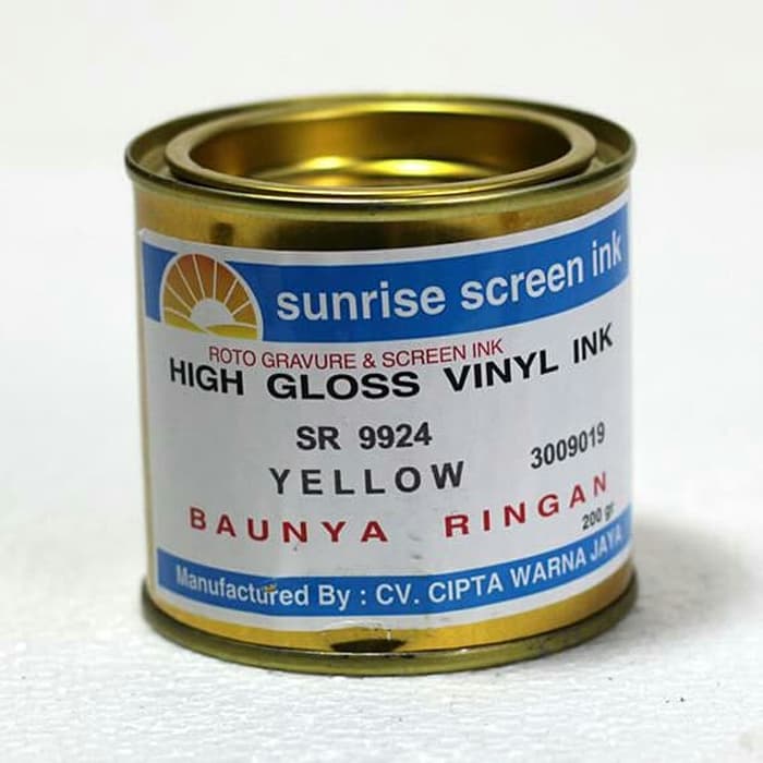 Tinta Sablon Vynil Yellow
