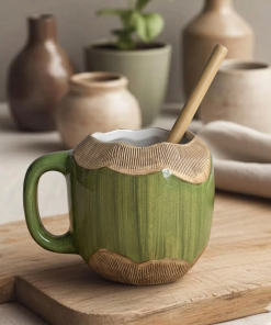 Mug Kelapa Keramik