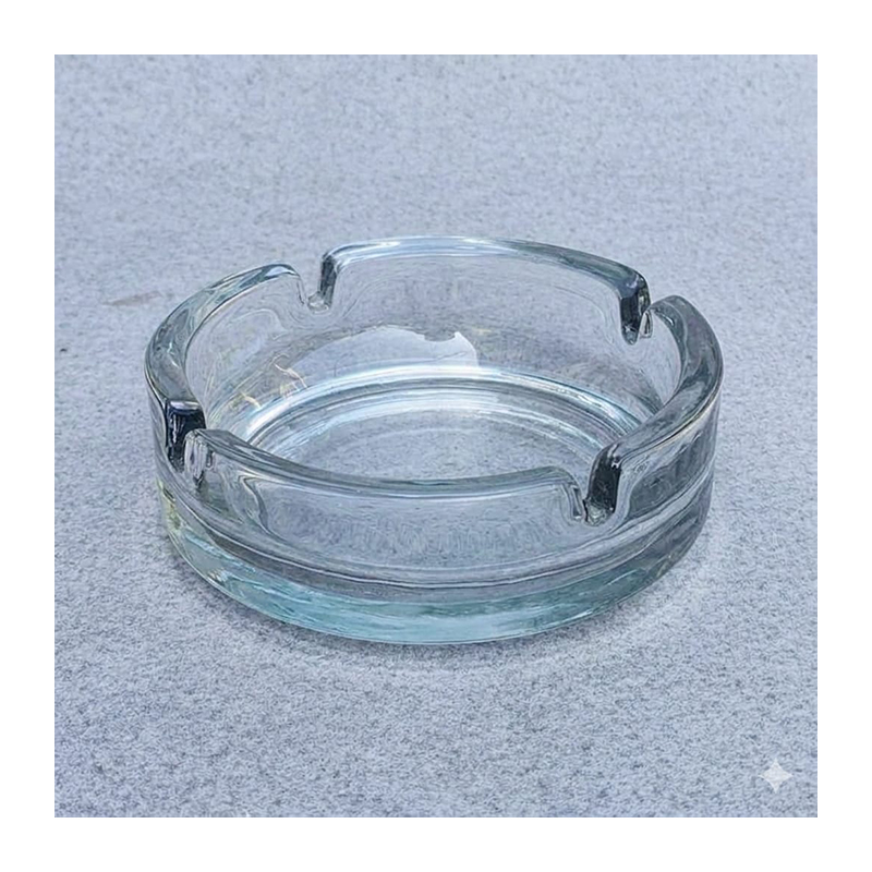 Glass Ashtray/ Asbak Kaca/ Ashtray/ Asbak Bulat Gelas