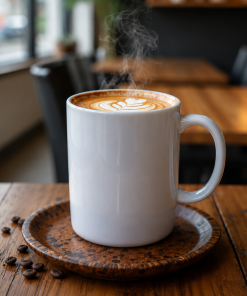 Mug Polos Coating Super White SQone