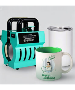 Mesin Press Mug SQ One, Mesin Cetak Mug Sublimasi Profesional