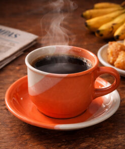 Alternative view of Cangkir Lepek ( Cup & Saucer ) Two Tone Orange