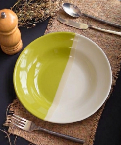 Alternative view of Piring makan 8 inch twotone
