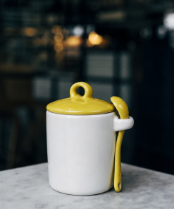 Mug Tutup dan Sendok
